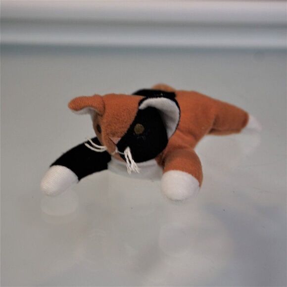 TY Beanie Babies Retired 1993 Vintage Strut the Rooster Chip the Cat Lot Of 2 - Picture 5 of 5